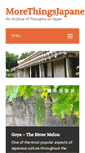 Mobile Screenshot of morethingsjapanese.com